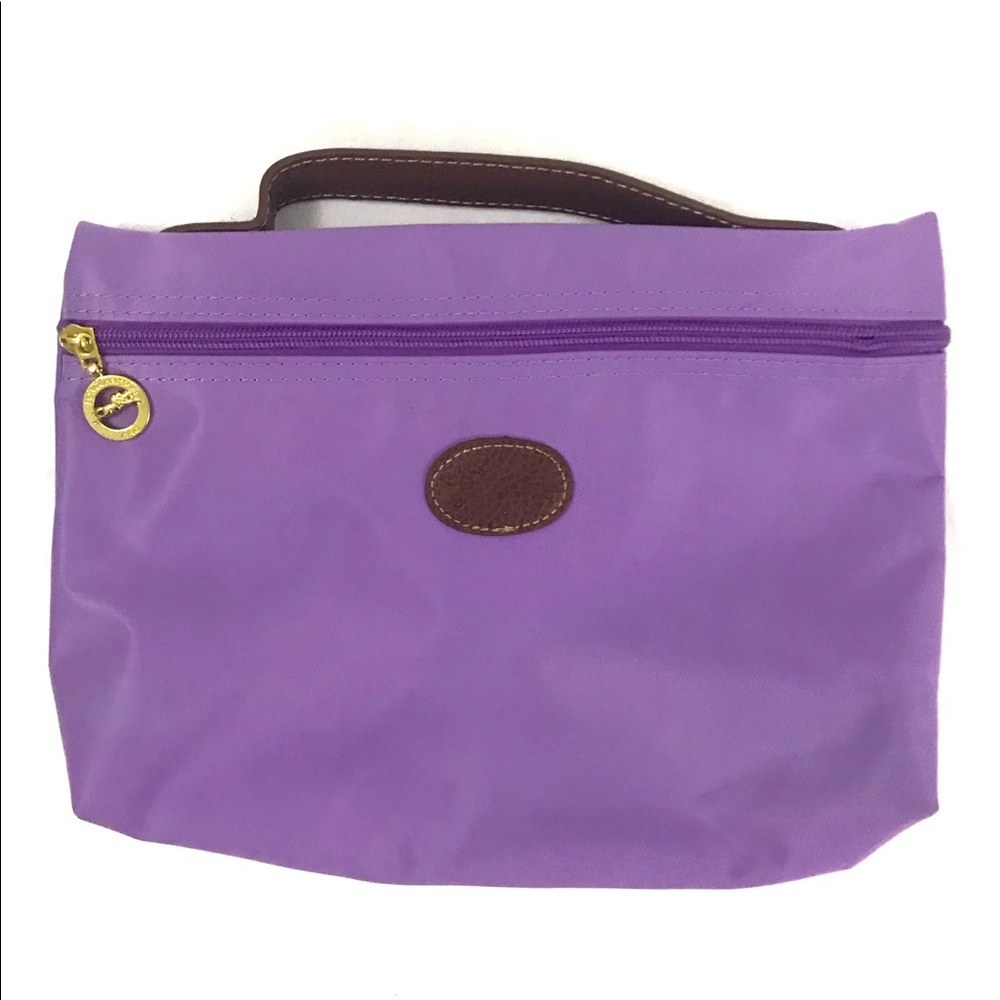Longchamp | Lavender Purple Nylon Cosmetics Bag